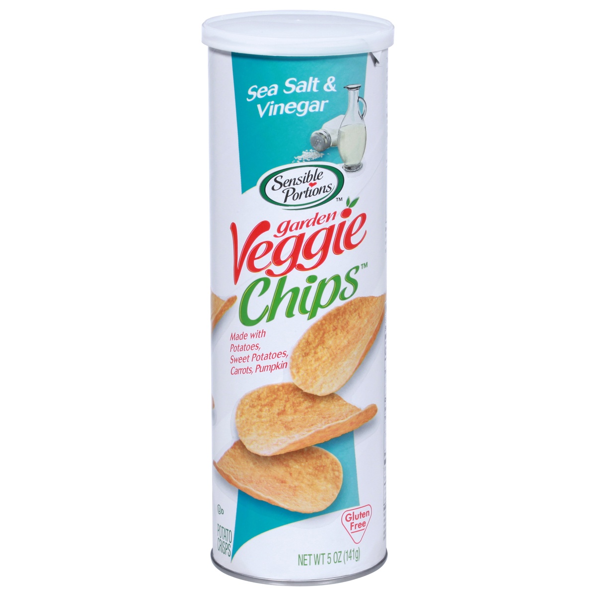 slide 1 of 1, Sensible Portions Sea Salt & Vinegar Veggie Chips, 5 oz