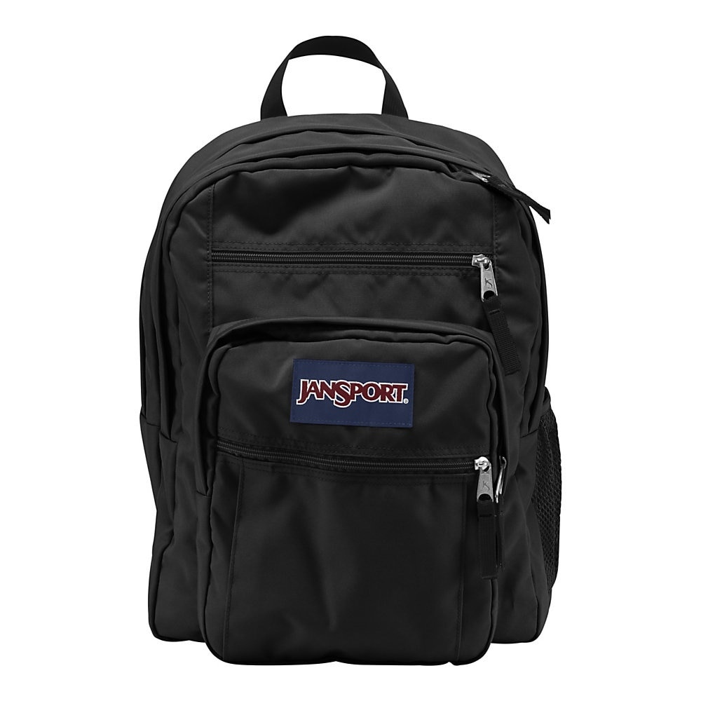 slide 1 of 3, JanSport Big Student Laptop Backpack, Black, 1 ct
