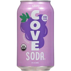 Cove Soda Gut Healthy Grape - 12 FZ