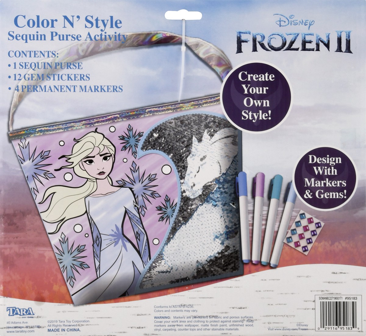 slide 5 of 9, Tara Toy Color N Style Sequin Purse Activity 1 ea, 1 ct