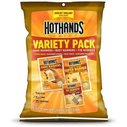 HotHands Hand Warmer/Toe Warmer/Super Warmer Variety Pack 1 ea