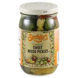 Sechler's Pickles Candied Gherkins Sweet