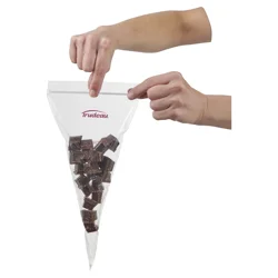 Trudeau No Mess Decorating Bags with Zipper Closure for Melting Chocolate