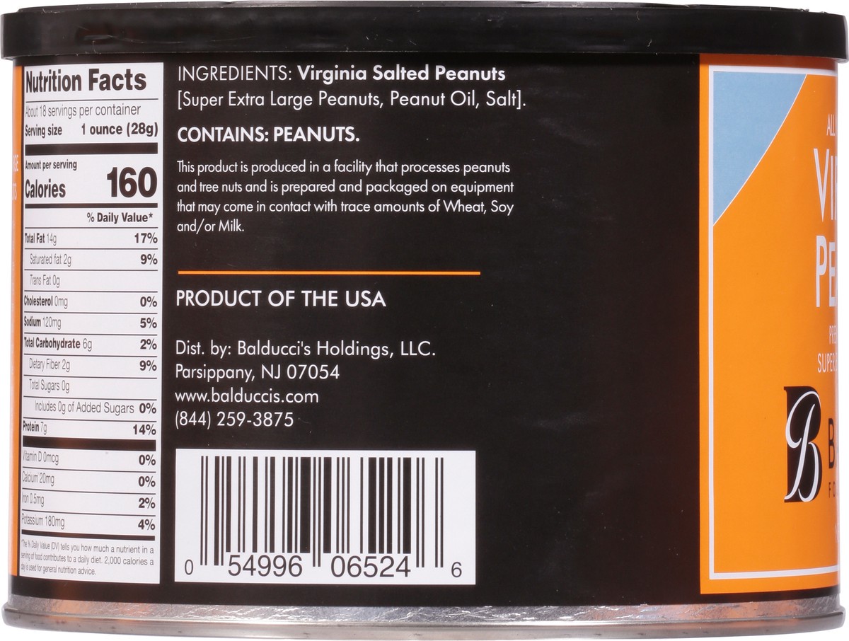 slide 6 of 13, Bal Peanuts Salt Tin, 18 oz