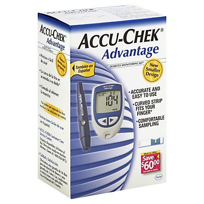 slide 1 of 1, Accu-Chek Advantage Diabetes Monitoring Kit, 1 ct