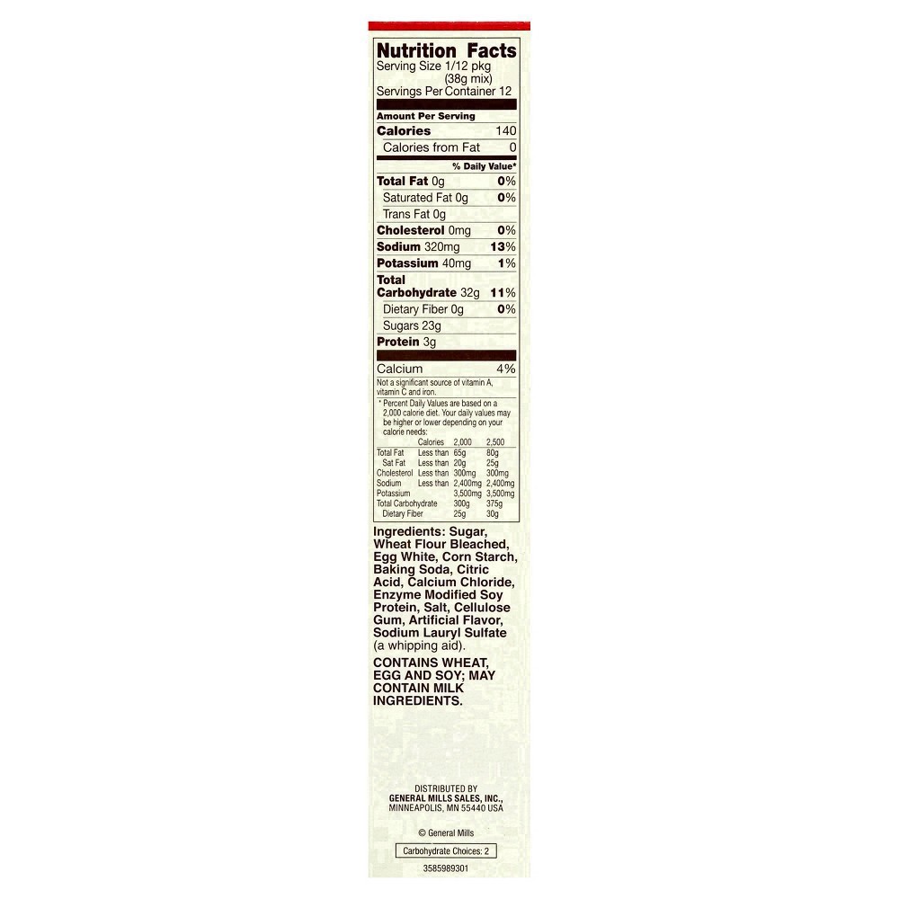 slide 34 of 148, Betty Crocker Ready to Bake Angel Food Cake Mix, 16 oz., 1 lb