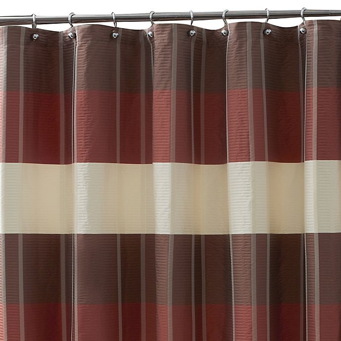 slide 2 of 2, Croscill Fairfax Shower Curtain - Spice, 72 in x 72 in