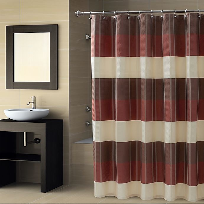 slide 1 of 2, Croscill Fairfax Shower Curtain - Spice, 72 in x 72 in