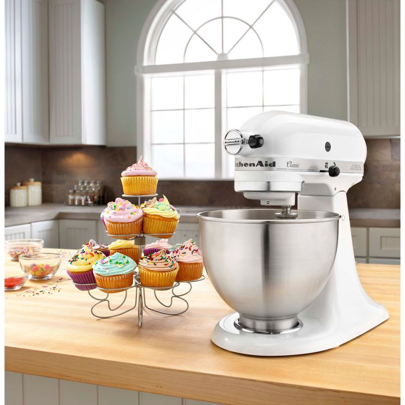 slide 2 of 6, KitchenAid Classic 4.5qt Stand Mixer - White, 4.5 qt