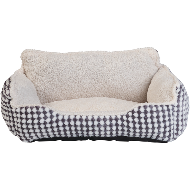 slide 1 of 1, PET CENTRAL 18X13X8" Velvet Pet Bed, 1 ct