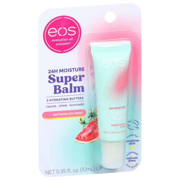 slide 1 of 1, eos 24H Moisture Watermelon Frose Super Balm 0.35 fl oz, 0.35 fl oz