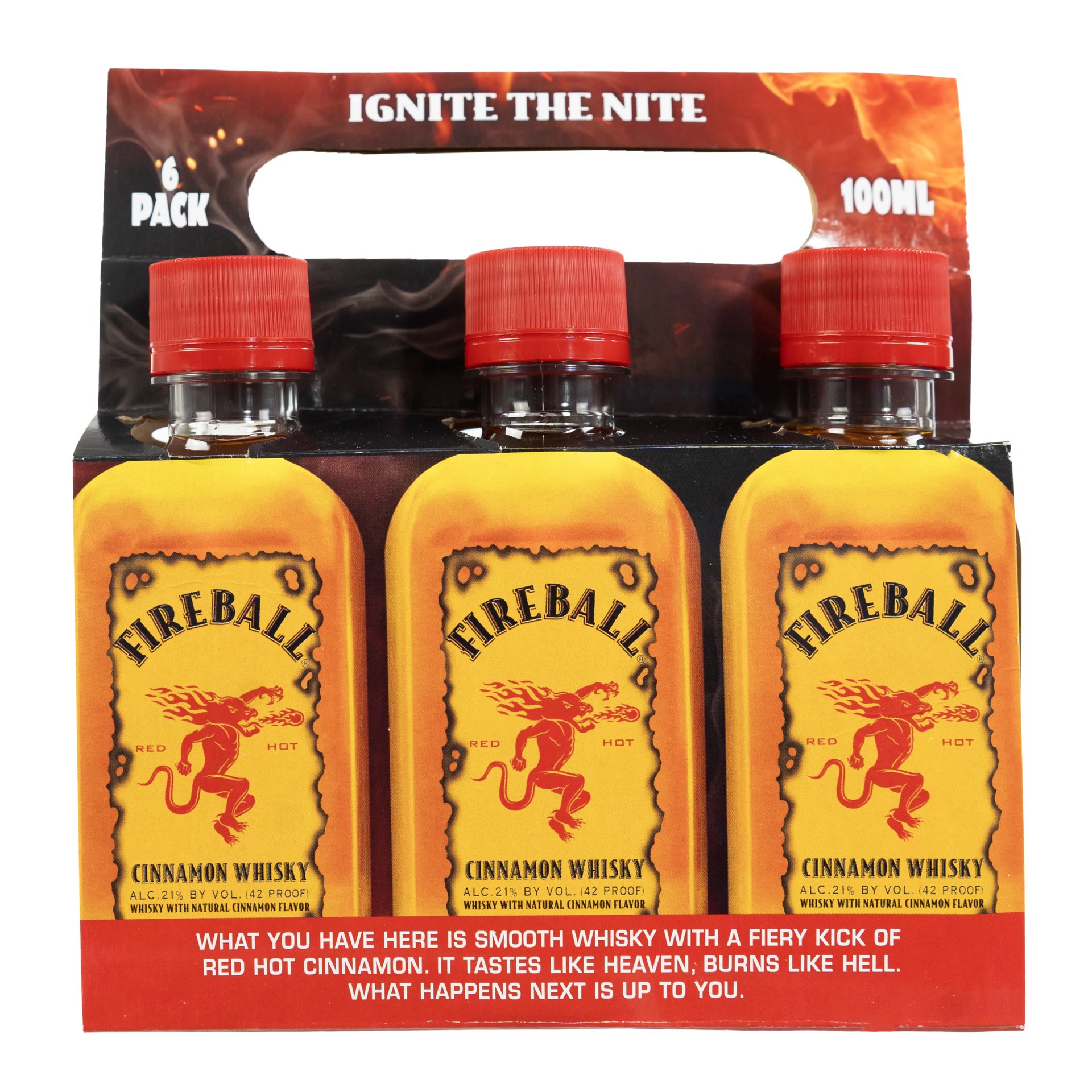 slide 2 of 3, Fireball 8/6pk 100ml, 8/6 ct, 100 ml