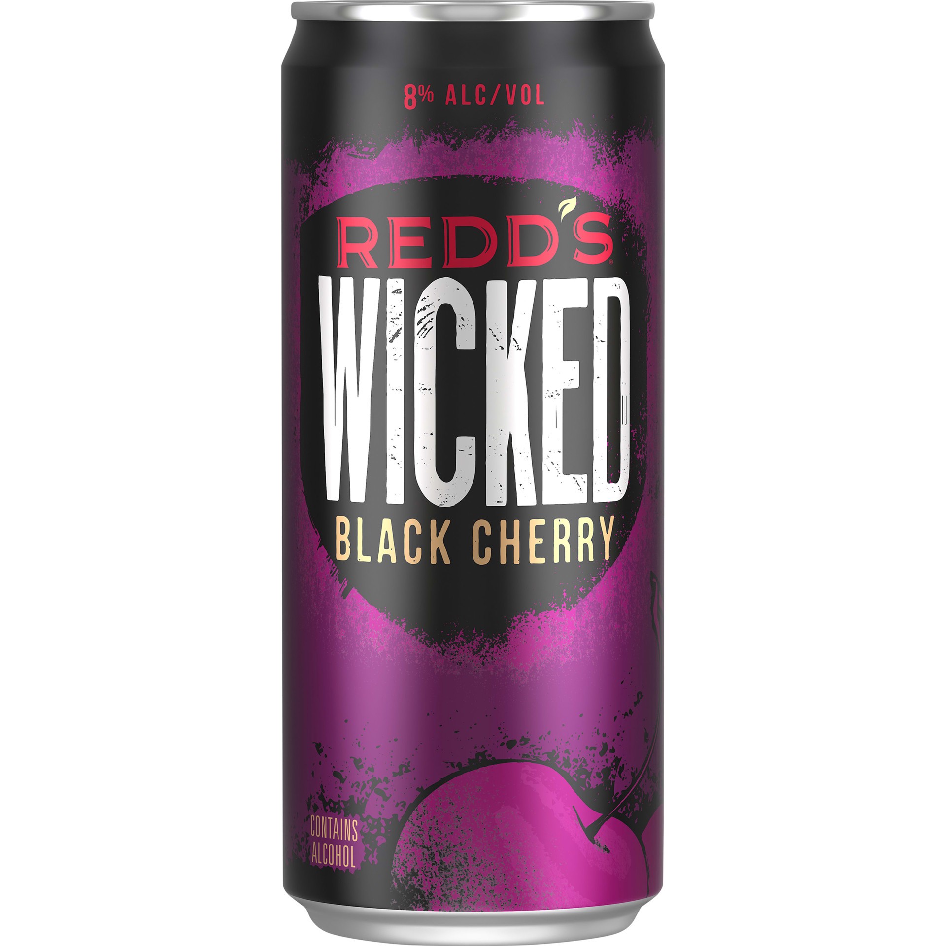 slide 2 of 5, Redd's Wicked Black Cherry Beer, 12 ct; 12 fl oz