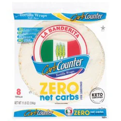 La Banderita Carb Counter Zero Net Carbs 8 ct