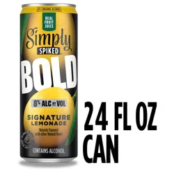 Simply Spiked Bold Signature Hard Lemonade 8.0% ABV, 24 fl oz Can