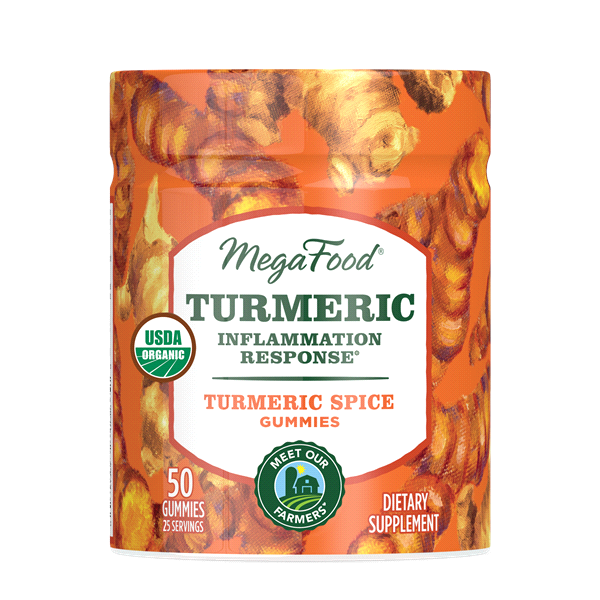 slide 1 of 1, MegaFood Turmeric Inflammation Response Gummies, 50 ct