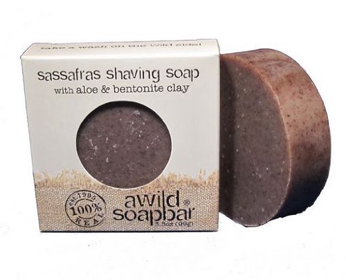 slide 1 of 1, A Wild Soap Bar Sassafras Shave Soap Bar, 3.5 oz