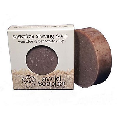 slide 1 of 1, A Wild Soap Bar Sassafras Shaving Soap, 3.5 oz