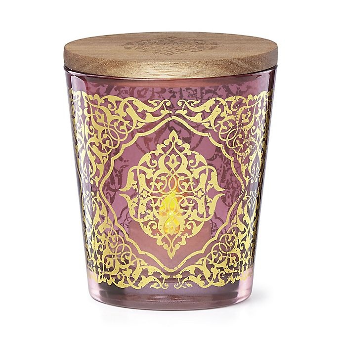 slide 1 of 1, Lenox Global Tapestry Votive Candle Holder - Magenta, 1 ct