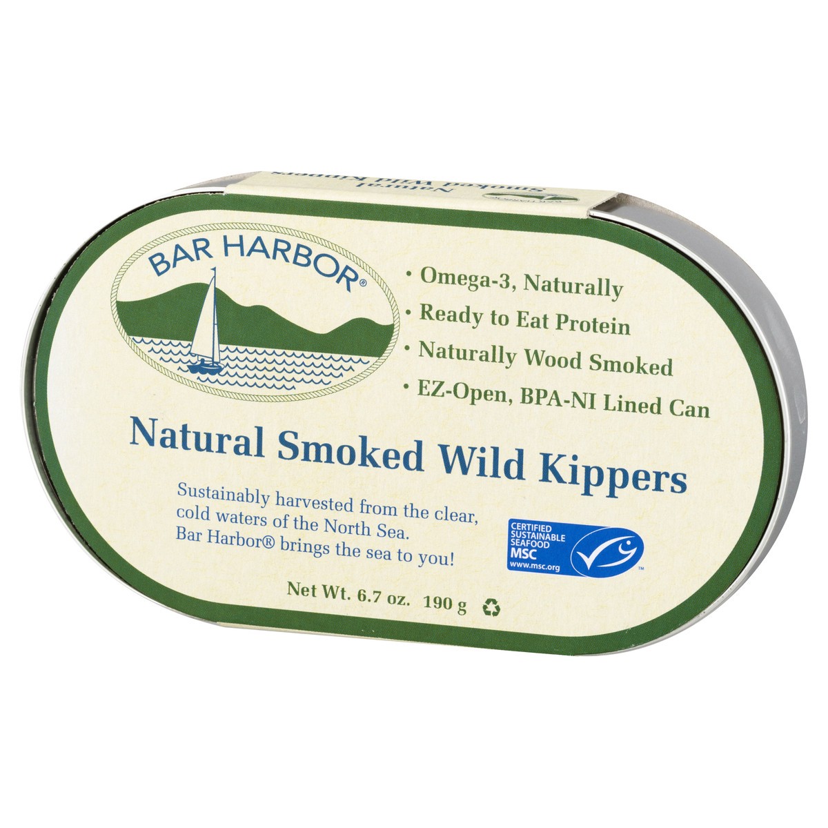 slide 5 of 13, Bar Harbor Natural Smoked Wild Kippers, 6.7 oz