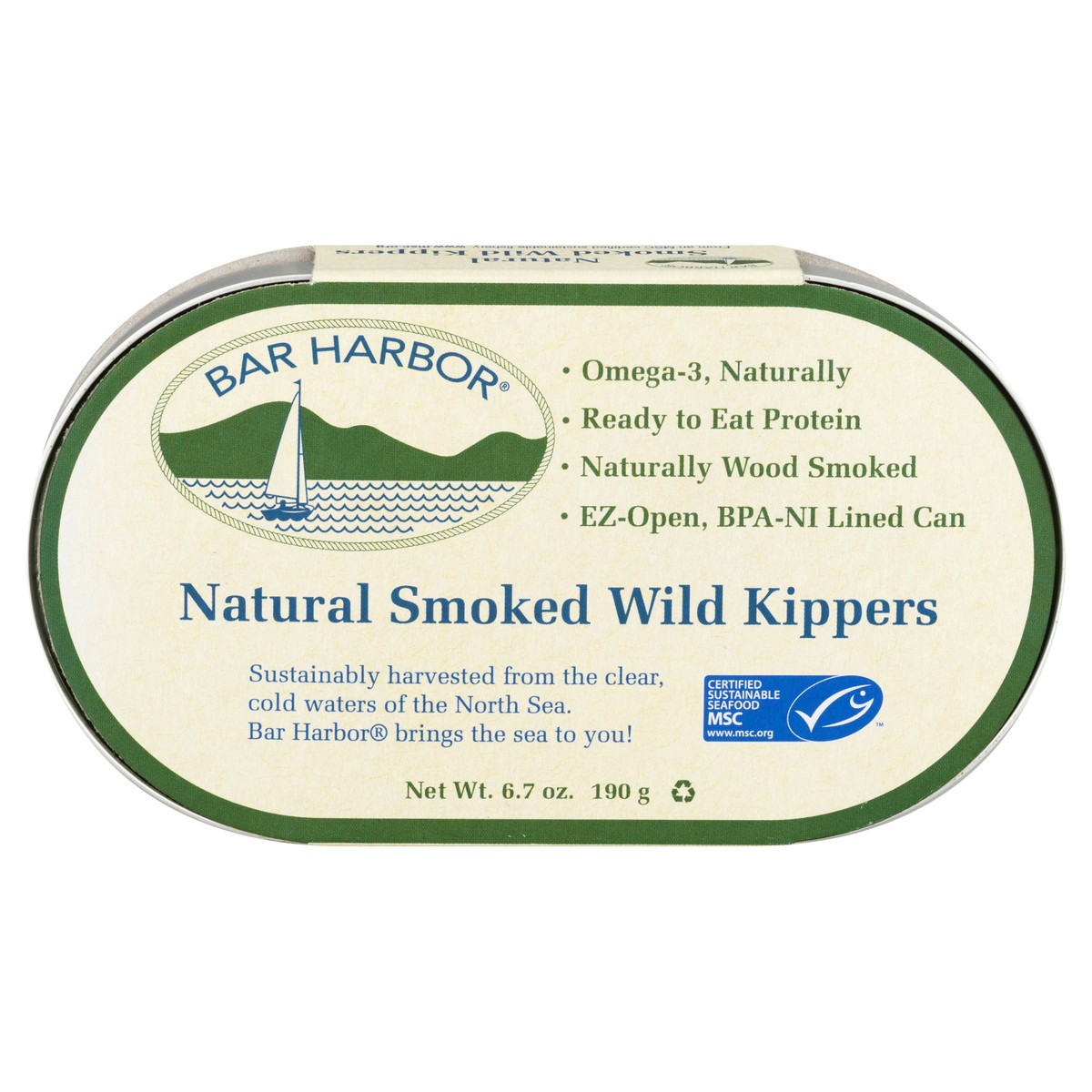 slide 11 of 13, Bar Harbor Natural Smoked Wild Kippers, 6.7 oz