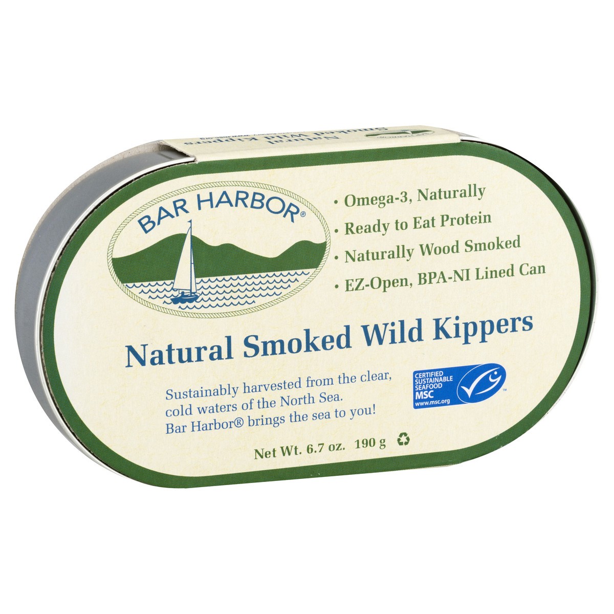 slide 12 of 13, Bar Harbor Natural Smoked Wild Kippers, 6.7 oz