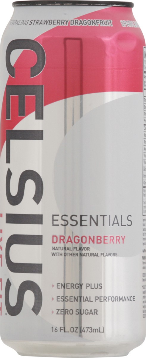 slide 3 of 14, CELSIUS ESSENTIALS, Sparkling Dragonberry, Performance Energy Drink 16 Fl Oz Single Can, 16 fl oz