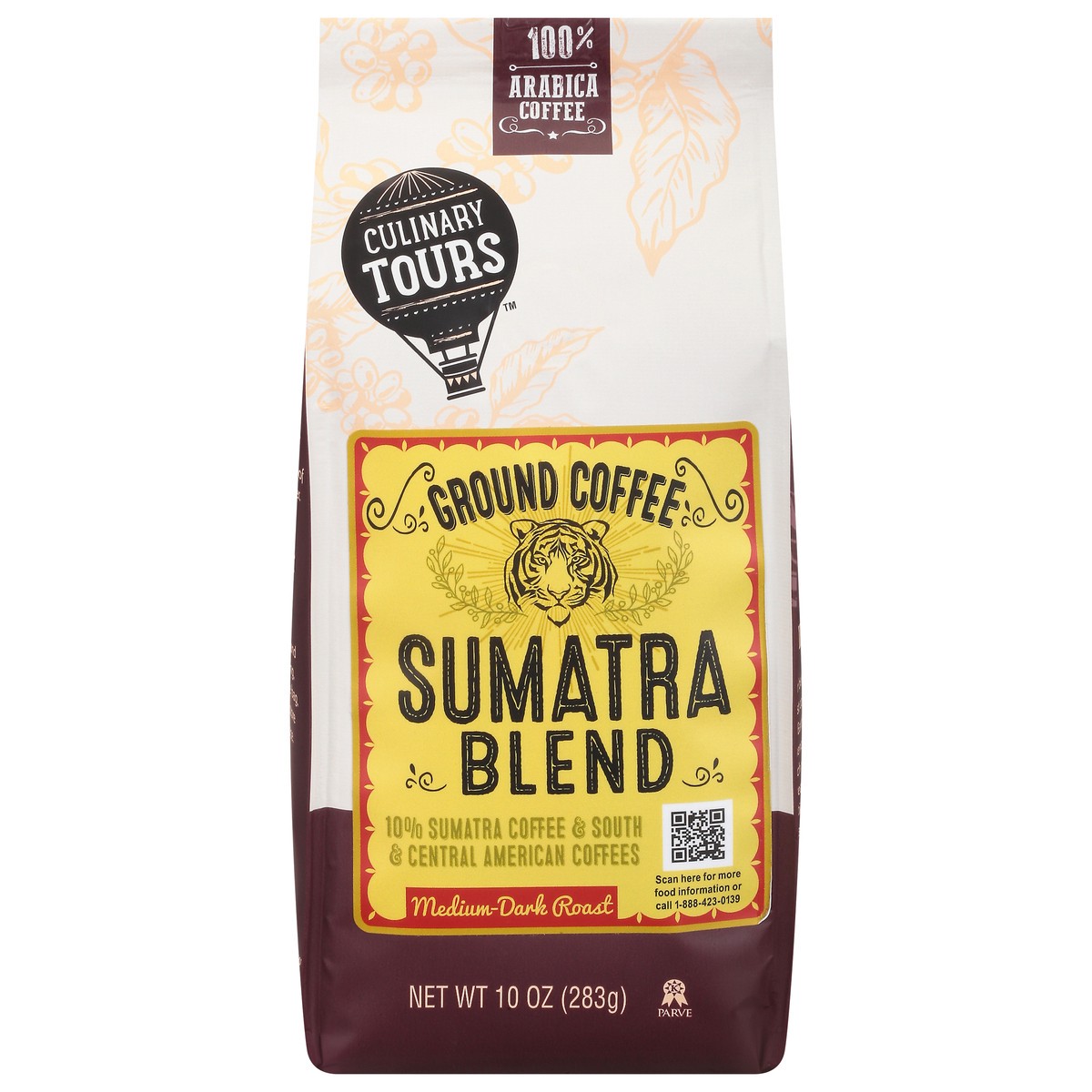 slide 5 of 13, Culinary Tours Medium-Dark Roast Ground Sumatra Blend Coffee- 10 oz, 10 oz