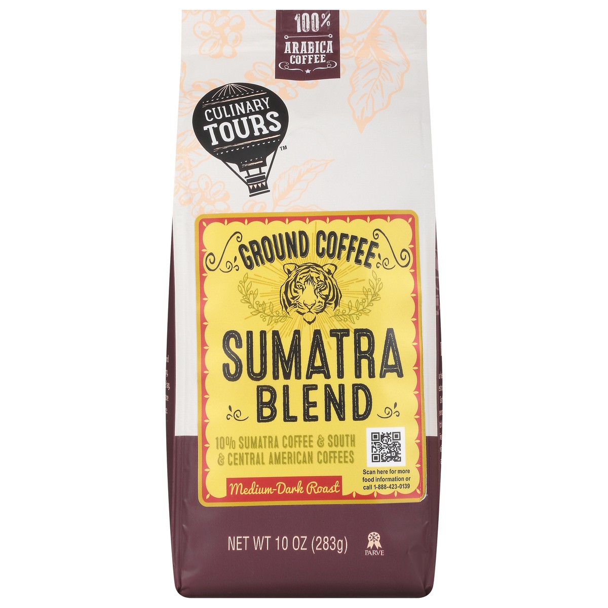 slide 10 of 13, Culinary Tours Medium-Dark Roast Ground Sumatra Blend Coffee- 10 oz, 10 oz
