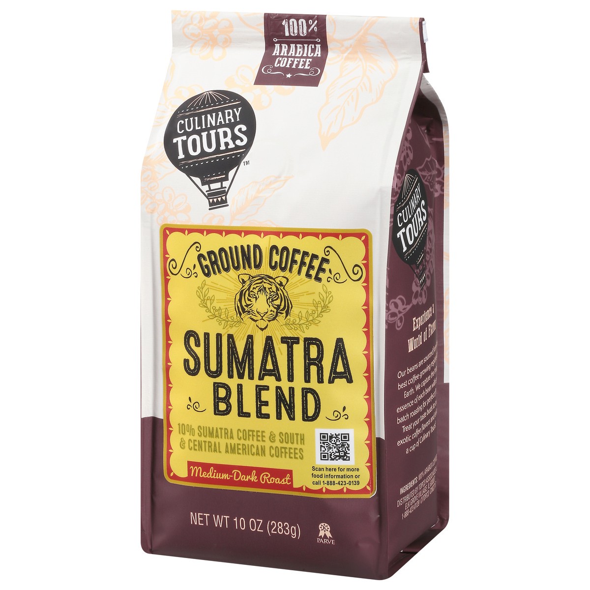 slide 11 of 13, Culinary Tours Medium-Dark Roast Ground Sumatra Blend Coffee- 10 oz, 10 oz