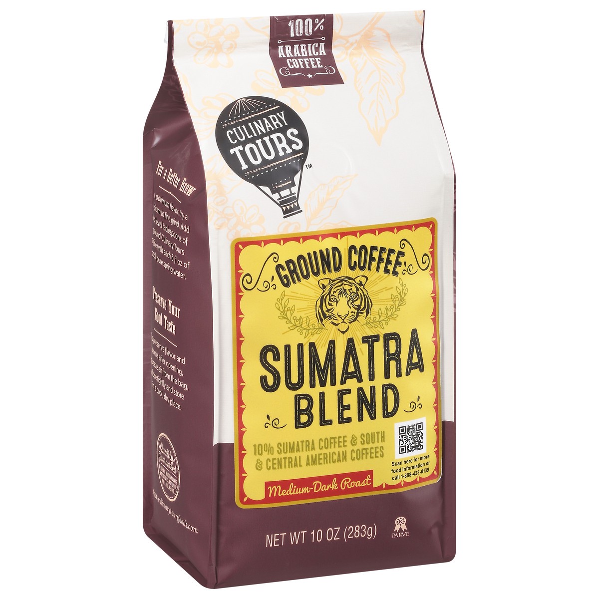 slide 13 of 13, Culinary Tours Medium-Dark Roast Ground Sumatra Blend Coffee- 10 oz, 10 oz