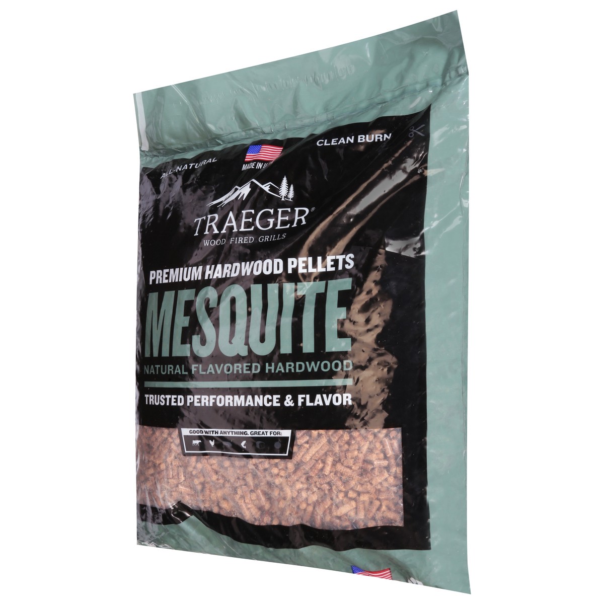 slide 2 of 9, Traeger Premium Mesquite Hardwood Pellets 20 lb, 20 lb