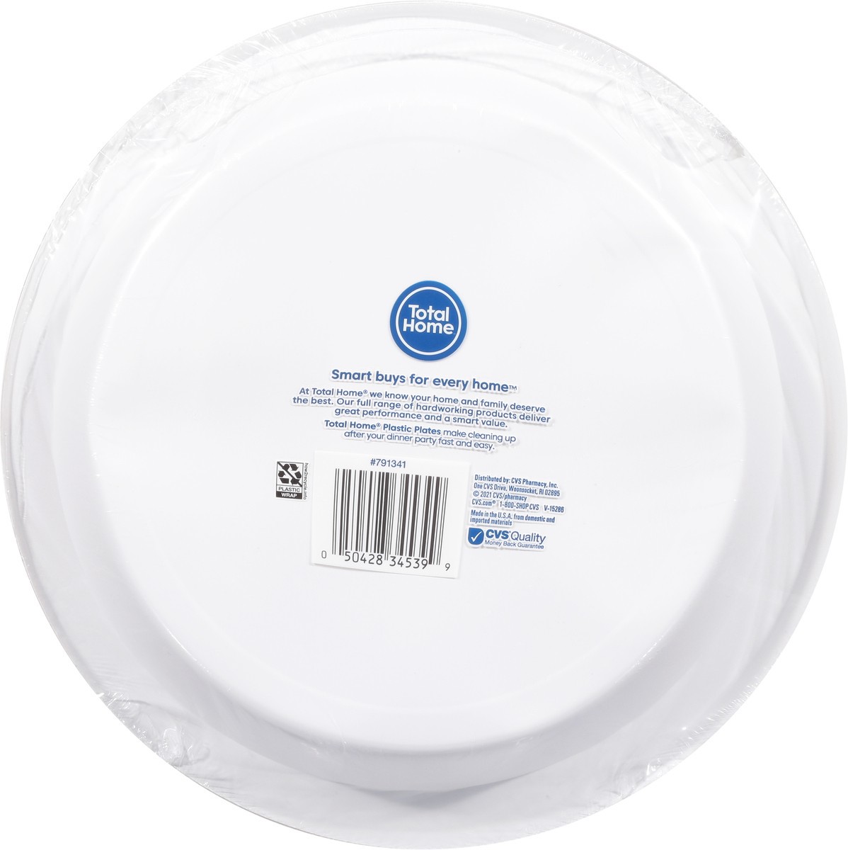 slide 7 of 13, Total Home Microwavable Plastic Dinner Plates , 14 Ct, 1 ct