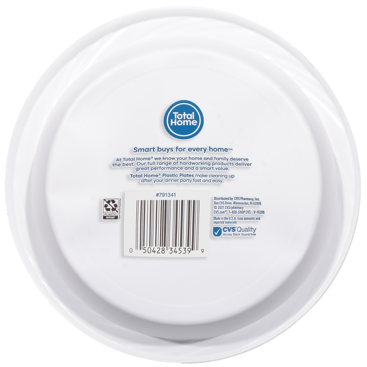 slide 11 of 13, Total Home Microwavable Plastic Dinner Plates , 14 Ct, 1 ct