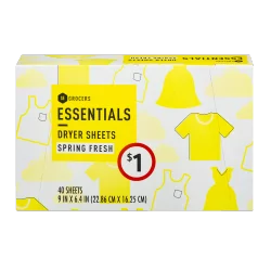 Essentials Dryer Sheets Spring Fresh