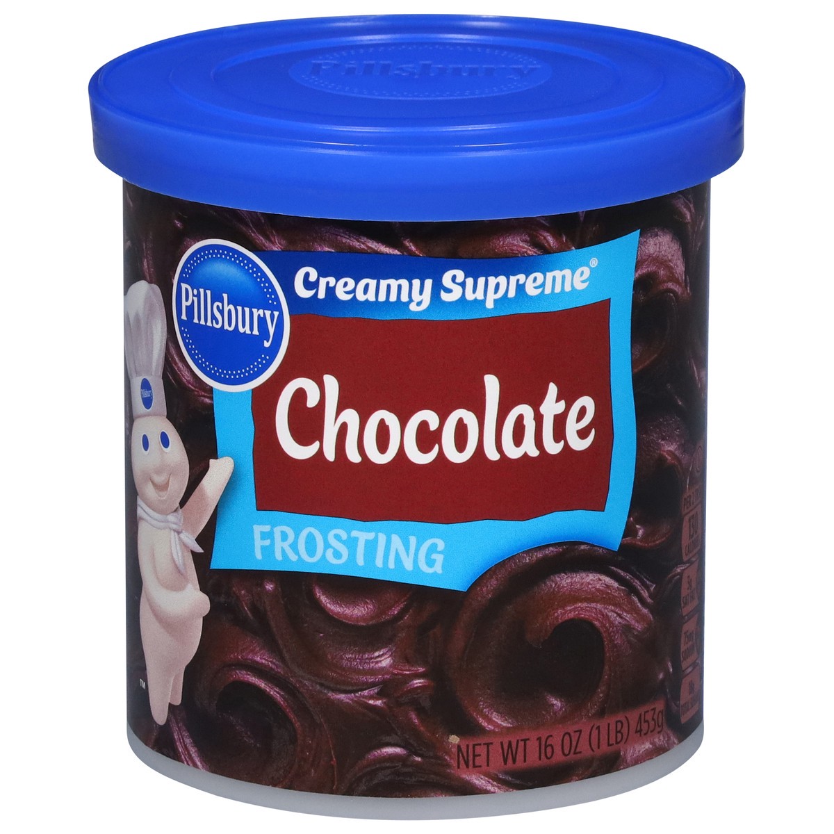 slide 1 of 9, Pillsbury Creamy Supreme Chocolate Frosting 16 oz, 16 oz