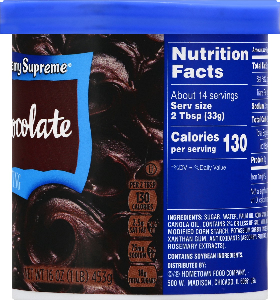 slide 6 of 9, Pillsbury Creamy Supreme Chocolate Frosting 16 oz, 16 oz