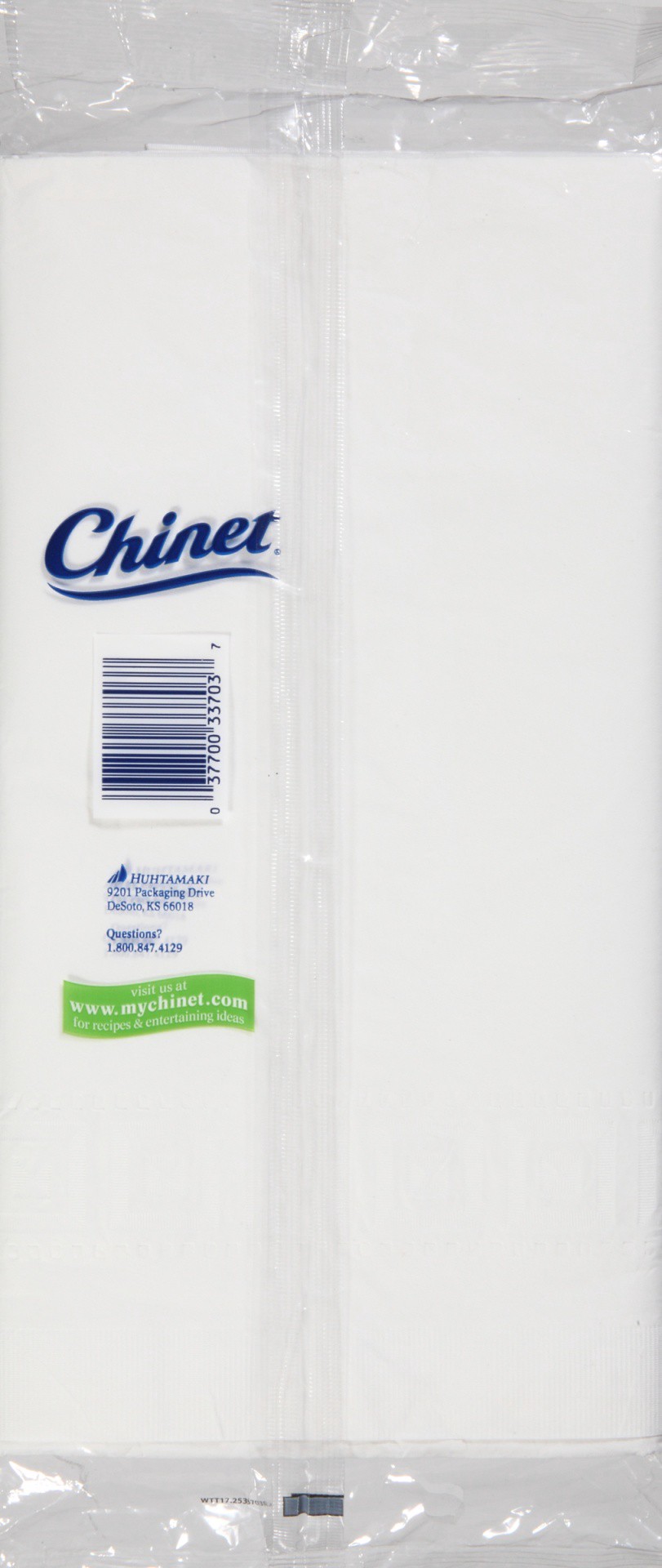 slide 4 of 4, Chinet Tablecover Classic White, 1 ct