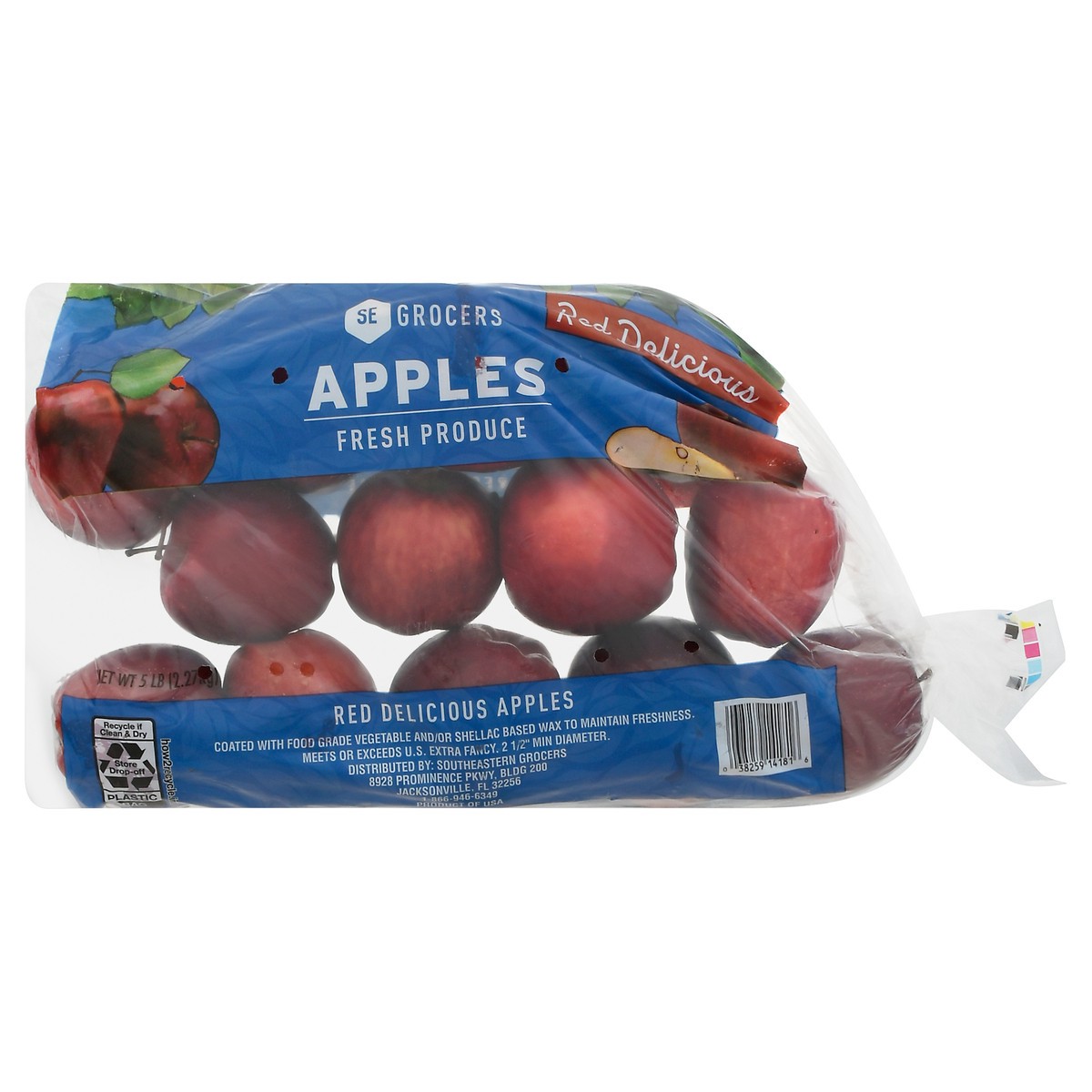 slide 8 of 9, SE Grocers Red Del Apples 5lb, 5 lb