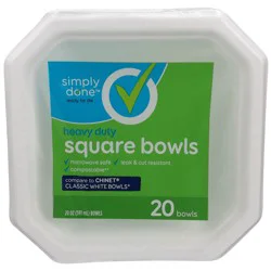 Simply Done Biodegradable Fiber Bowl Octagon