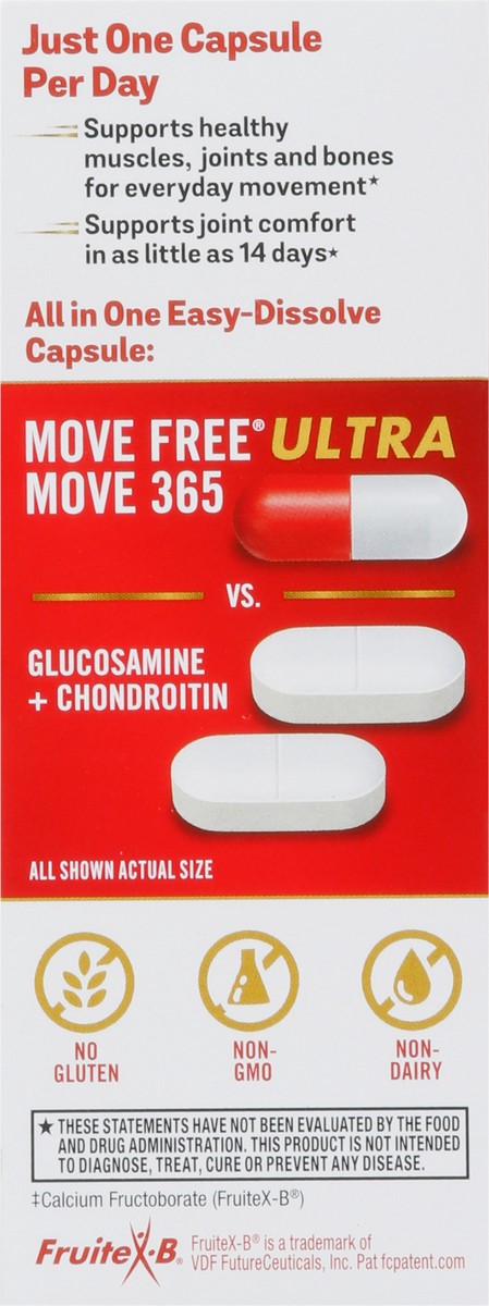 slide 6 of 9, Move Free Capsules Ult Muscle Joint Bone, 30 ct