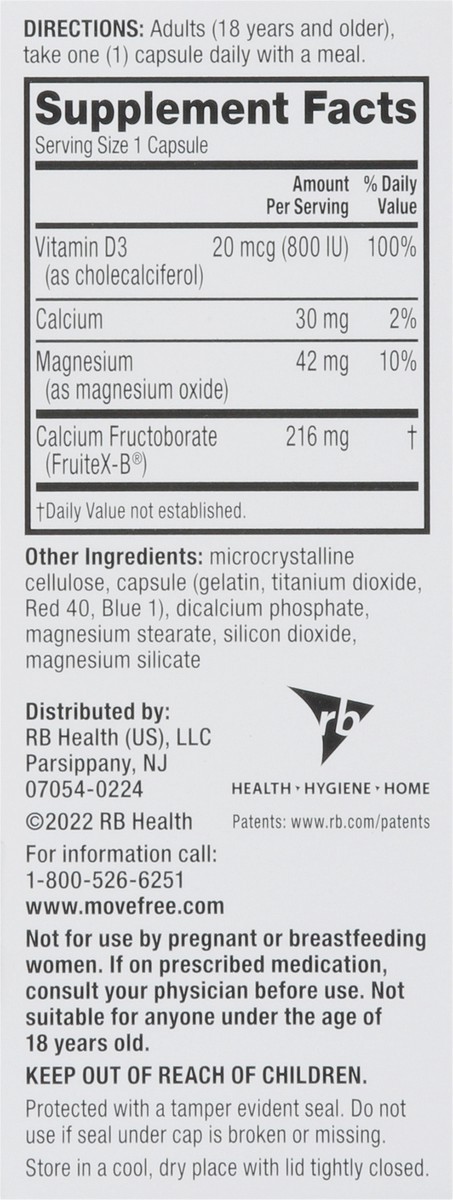 slide 9 of 9, Move Free Capsules Ult Muscle Joint Bone, 30 ct