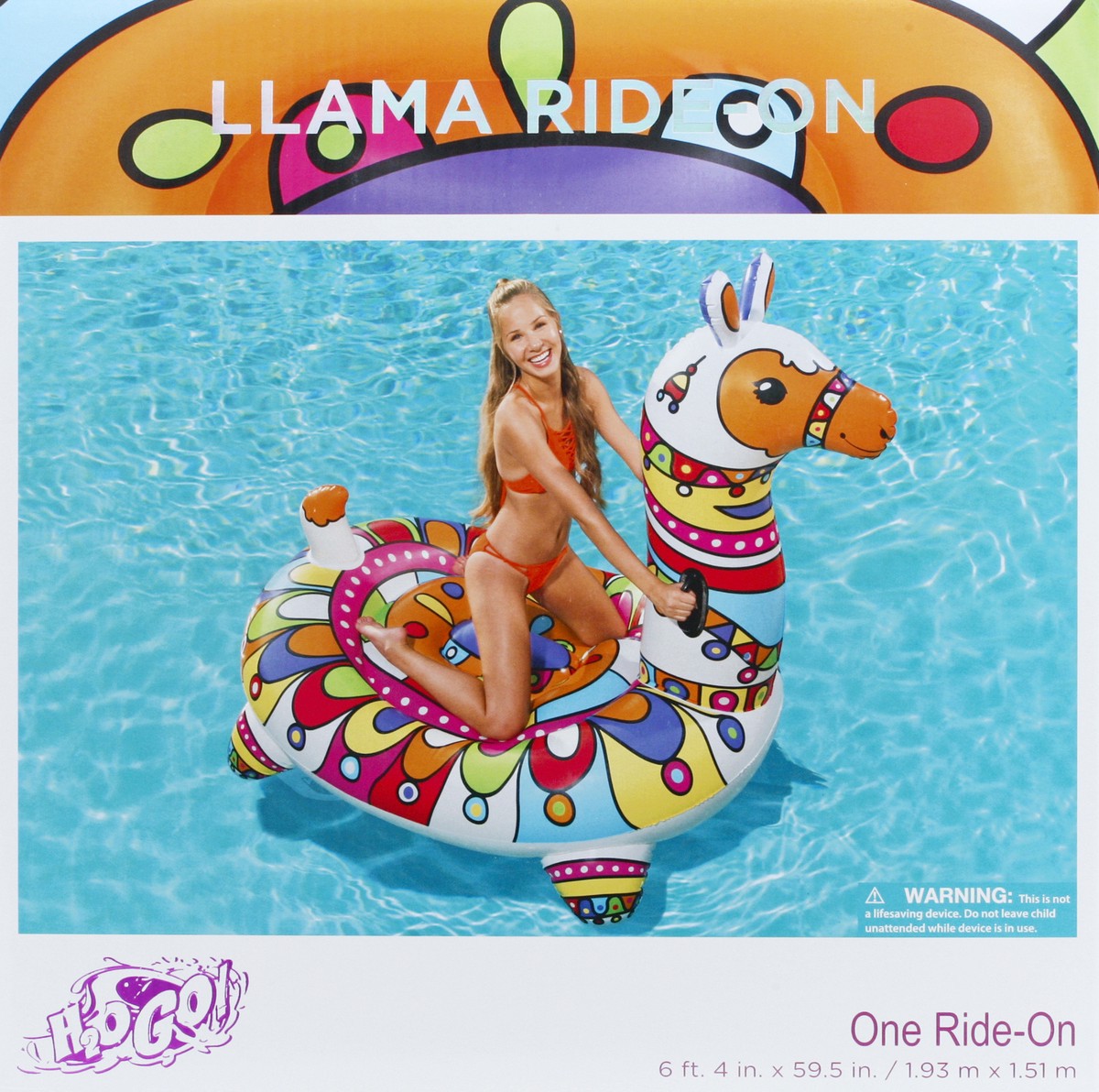 slide 5 of 6, Bestway Pop Llama Ride On, 1 ct