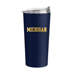 NCAA Michigan Wolverines 20oz Powder Coat Tumbler