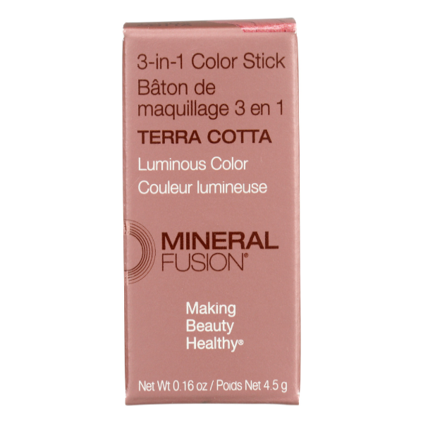 slide 1 of 1, Mineral Fusion 3-in-1 Color Stick Terra Cotta, 0.35 oz