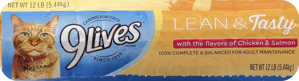 slide 8 of 8, 9Lives Cat Food 12 lb, 12 lb