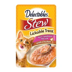 Delectables Lickable Treat Non Seafood Recipe Stew with Chicken 1.4 oz