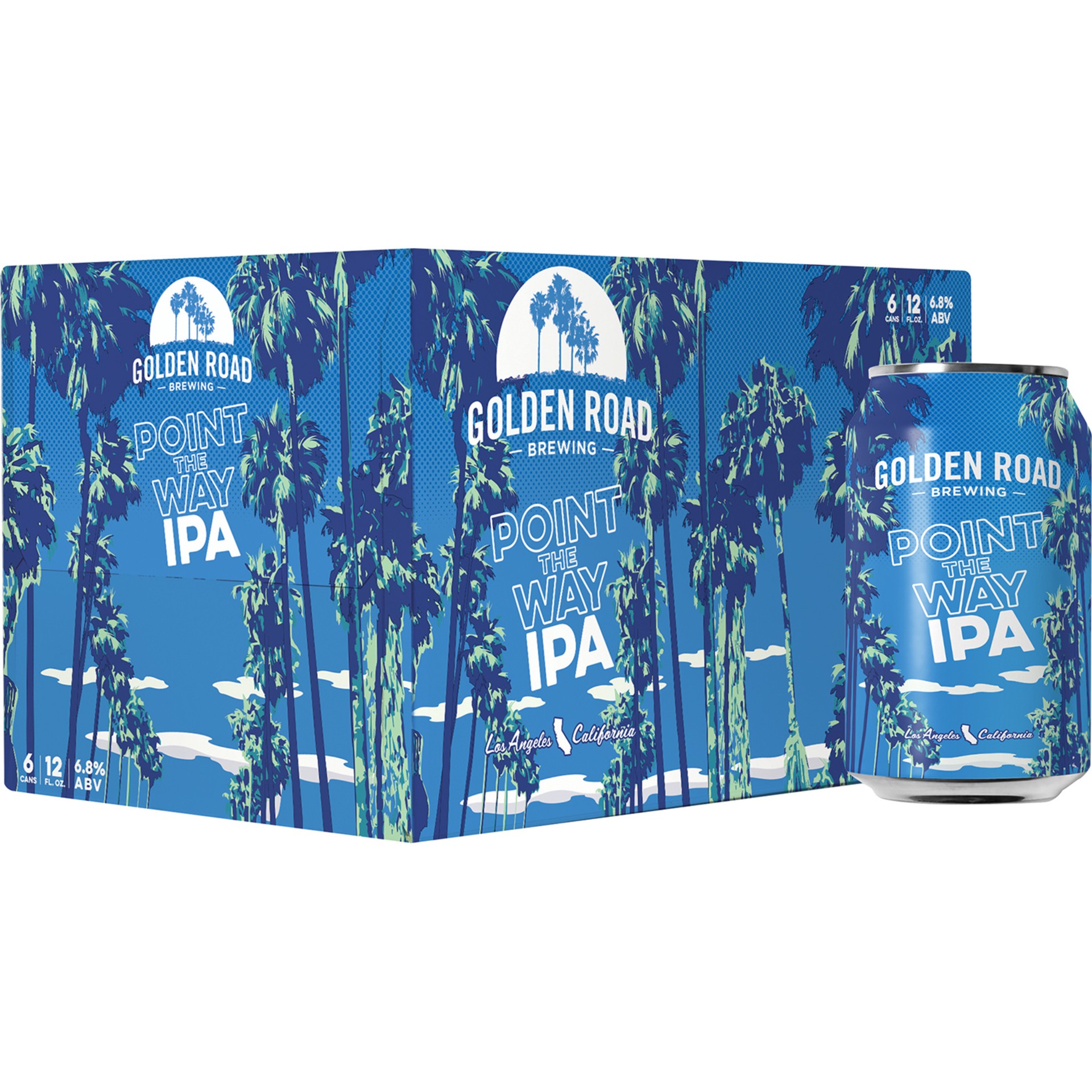 slide 1 of 2, Golden Road Point the Way IPA, 6-Pack, 12 oz. Can, 6 ct