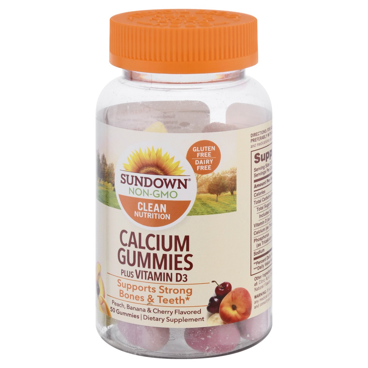 slide 4 of 9, Sundown Calcium Vitamin D3 Gummies, 50 ct