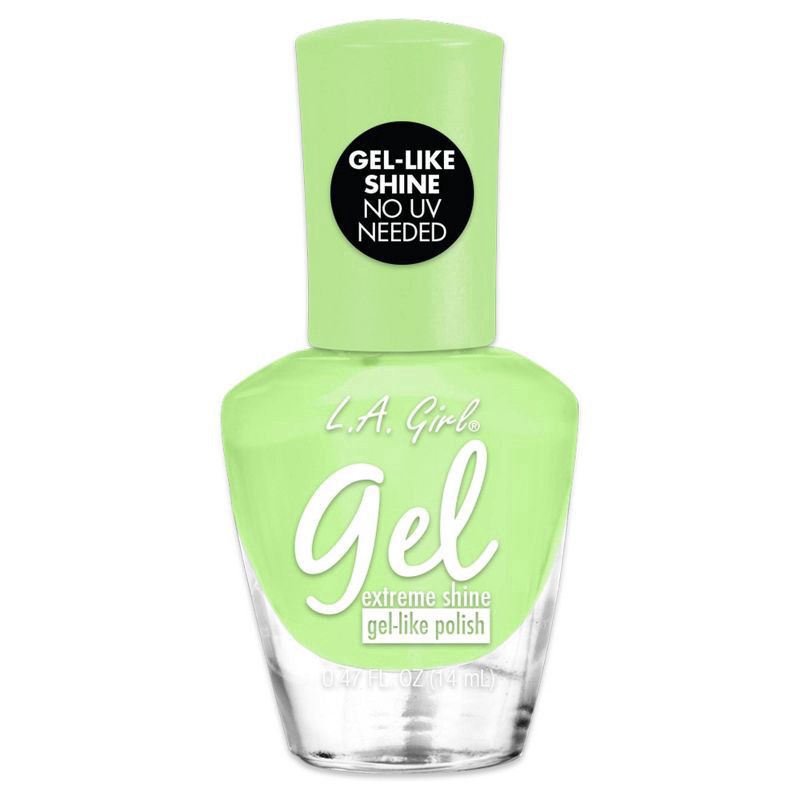 slide 1 of 15, L.A. Girl Cosmetics Neon Gel Like Nail Polish, Flex, 0.47 fl oz